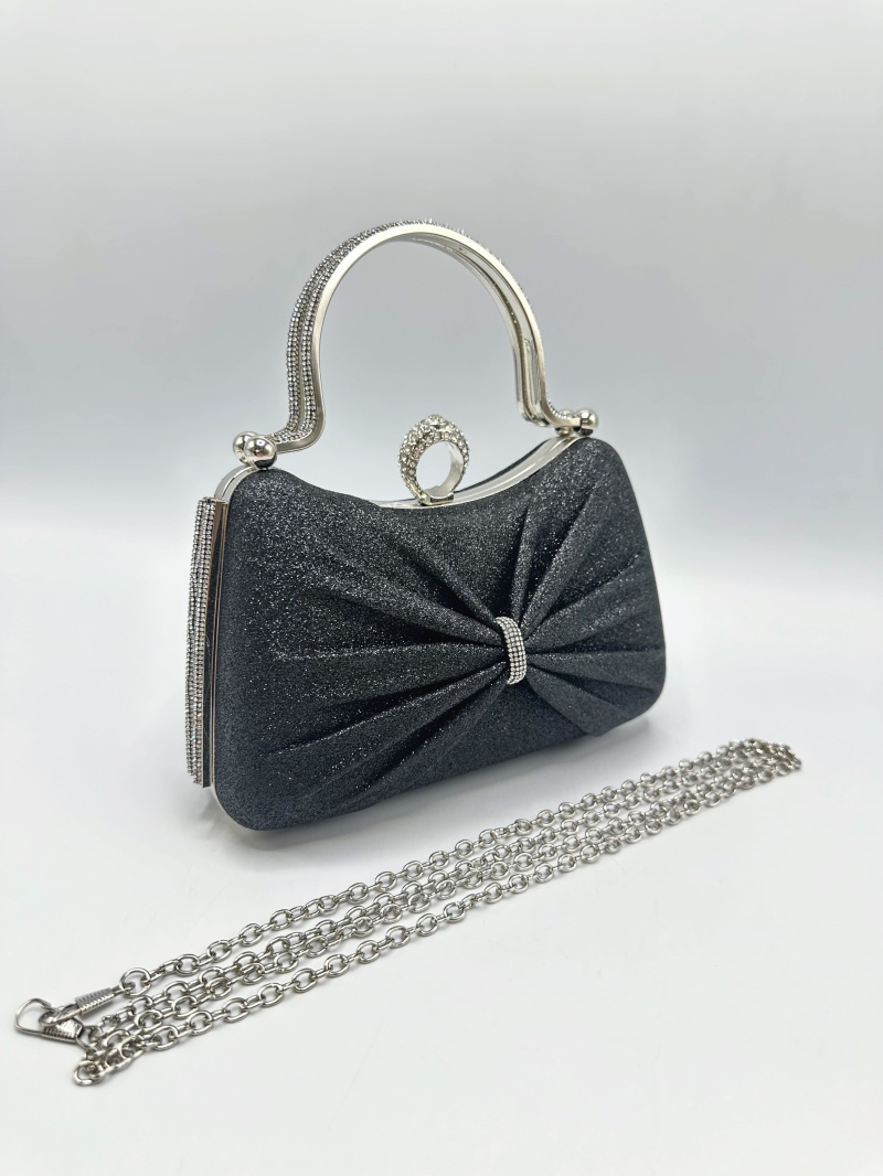 Grossiste KL - Sac Minaudière rigide paillette et strass