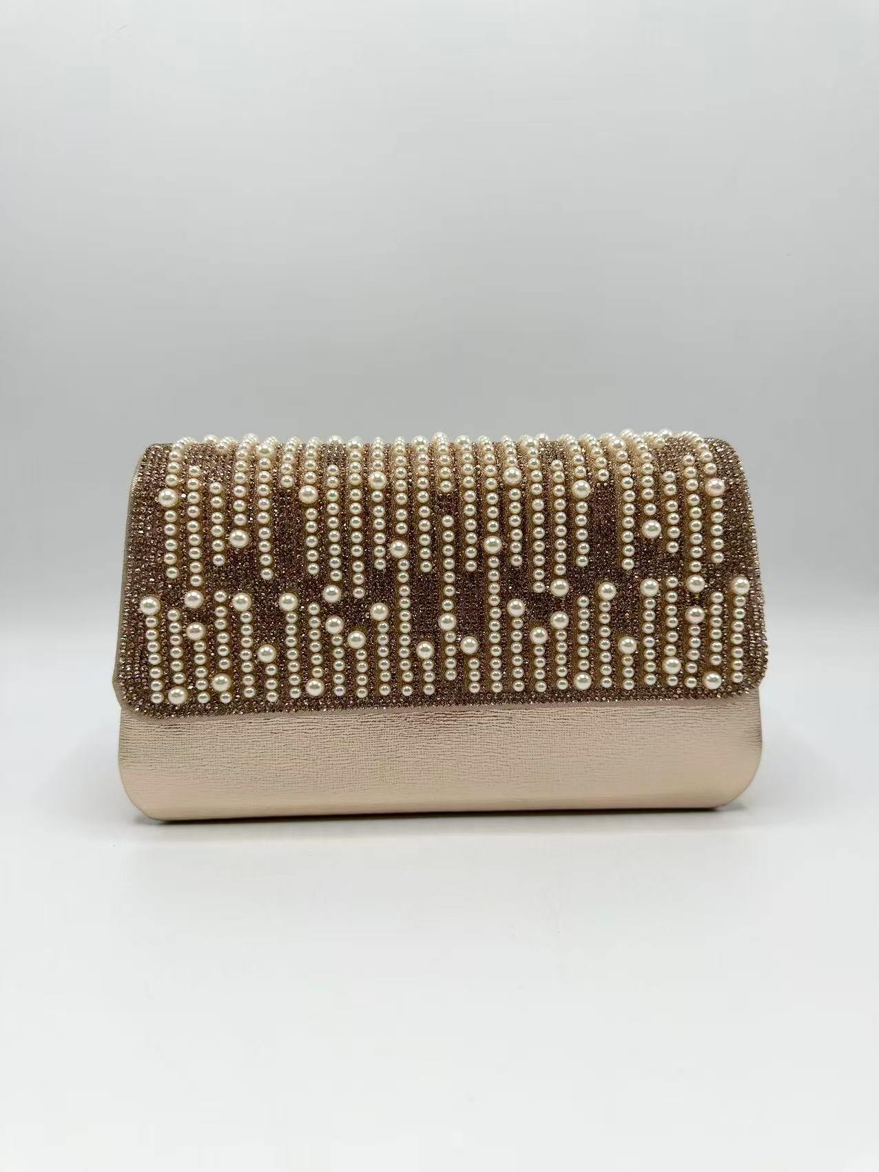 Großhändler KL - Perlenbesetzte Clutch