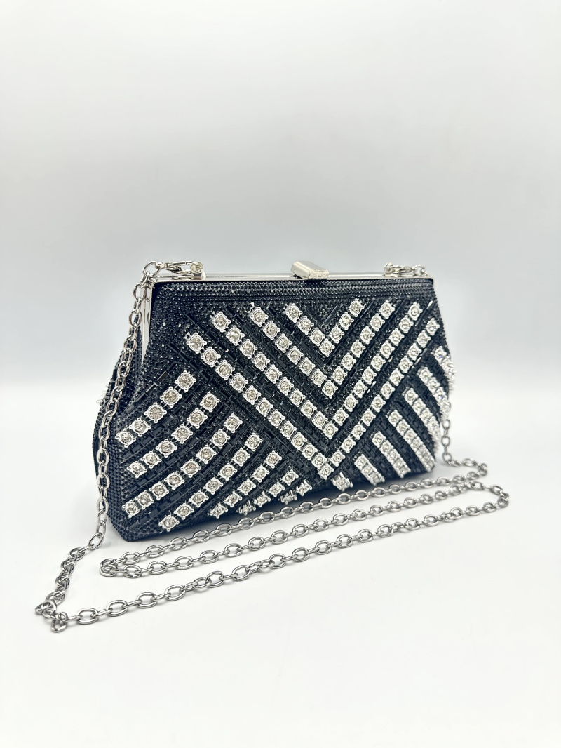 Mayorista KL - Bolso de mano con diamantes de imitación
