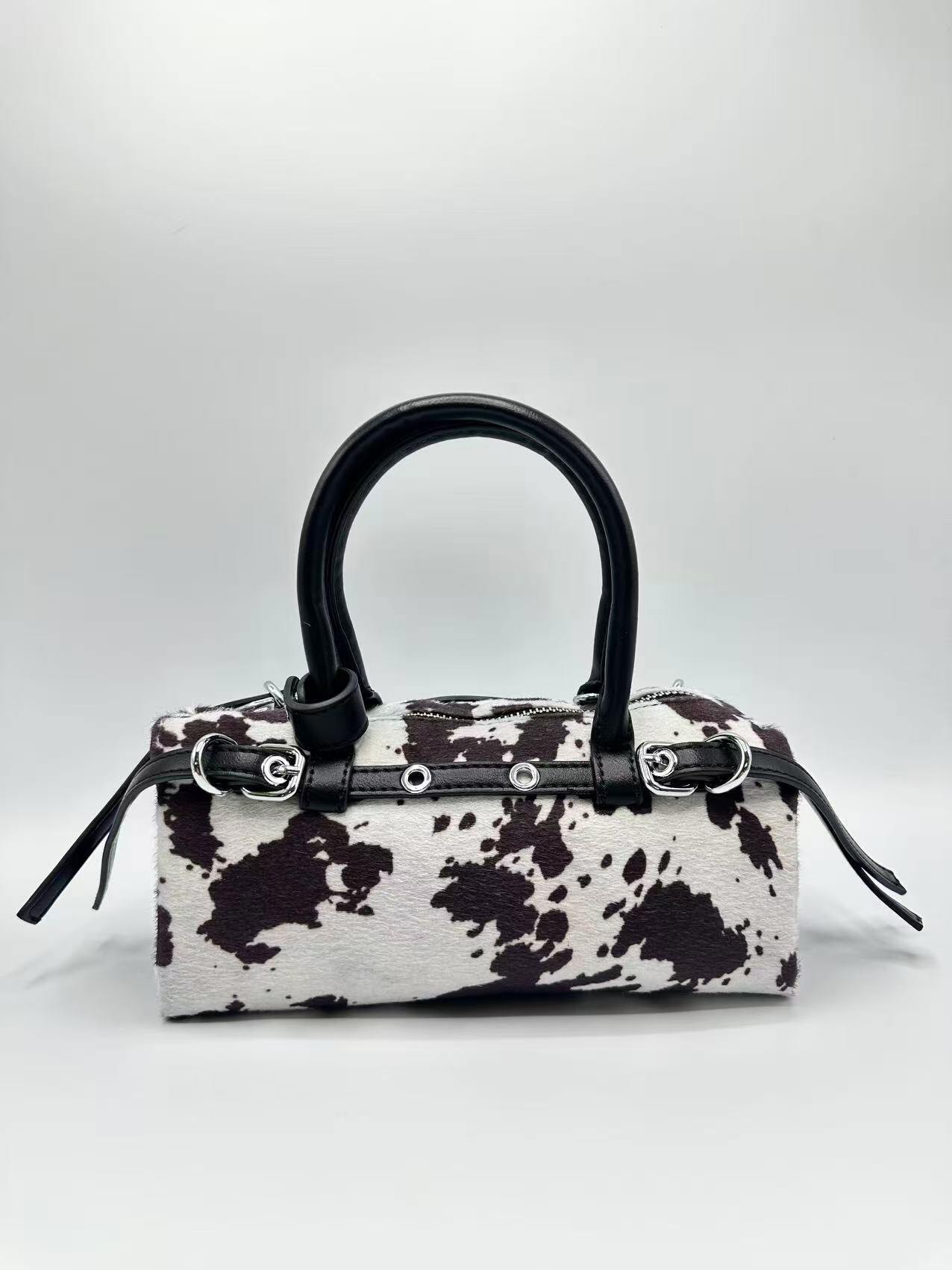 Mayorista KL - Bolso con estampado de vaca