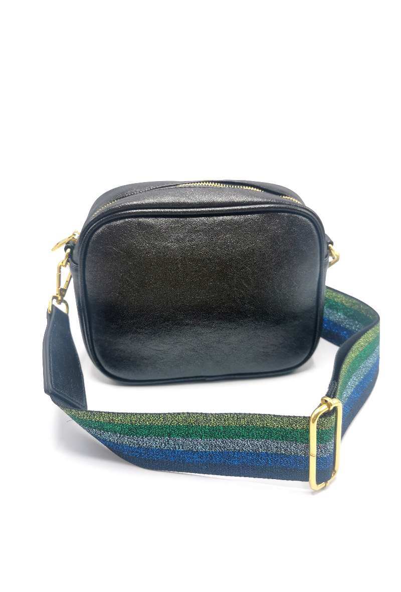 Mayorista KL - Bolso iridiscente con bandolera ancha