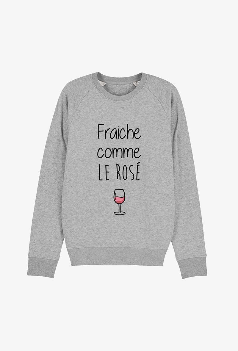 Wholesaler Koloris - Sweat Gris - Fraiche comme le rosé