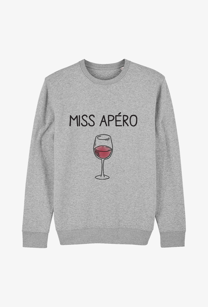 Wholesaler Koloris - Sweat Adulte Gris  - Miss apéro