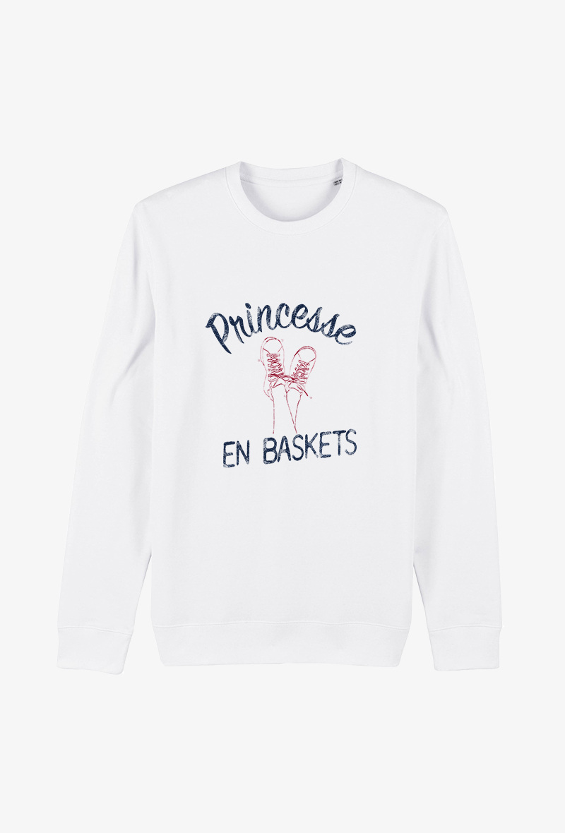 Wholesaler Koloris - Sweat Adulte Gris - Princesse en baskets