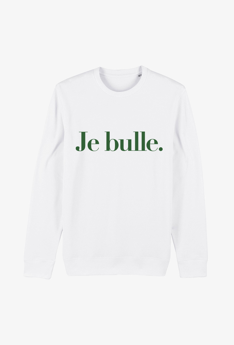 Wholesaler Koloris - Sweat Adulte Blanc - Je bulle