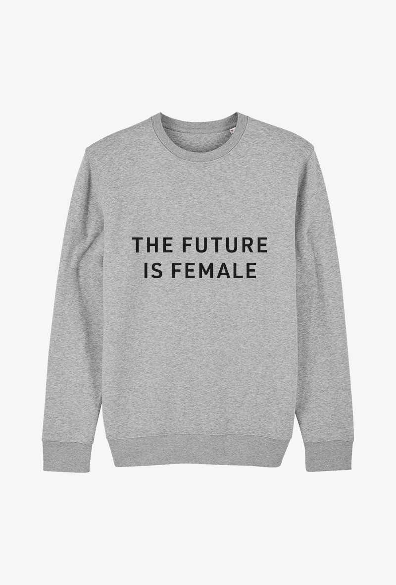 Grossiste Koloris - Sweat Adulte gris - The futur is female