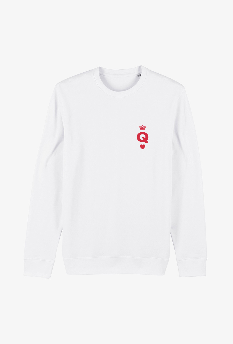Grossiste Koloris - Sweat Adulte Blanc - Queen