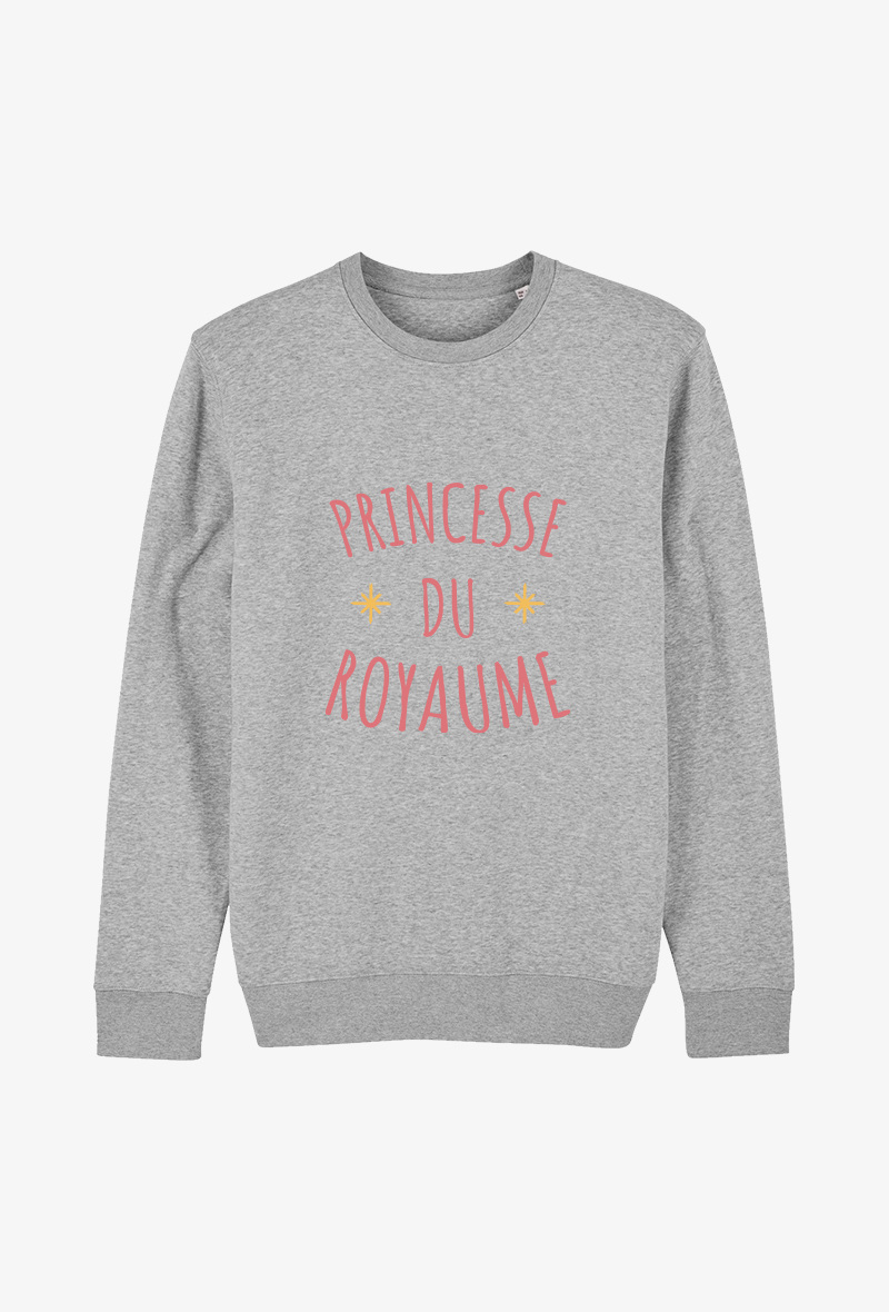 Wholesaler Koloris - Sweat Adulte Gris - Princesse du royaume