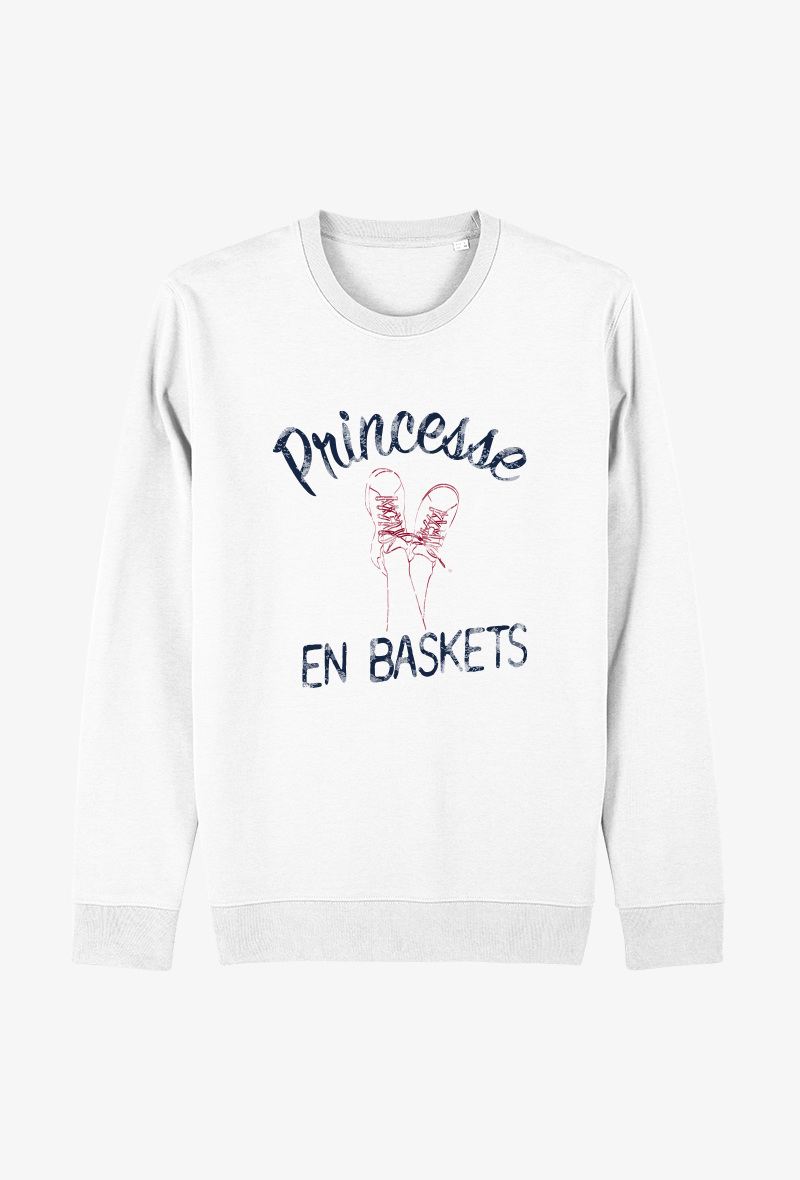Wholesaler Koloris - Sweat Adulte I - Princesse en baskets (white)