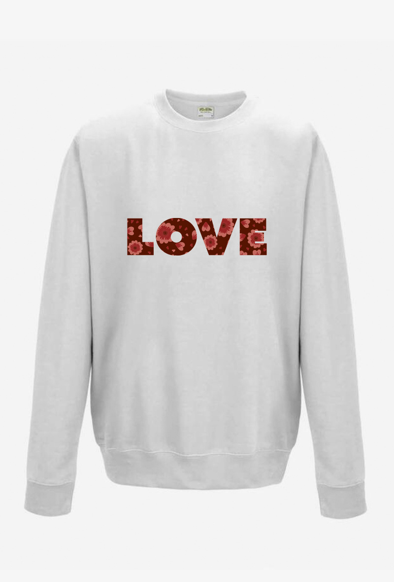 Wholesaler Koloris - Sweat Adulte I - Love flower pattern
