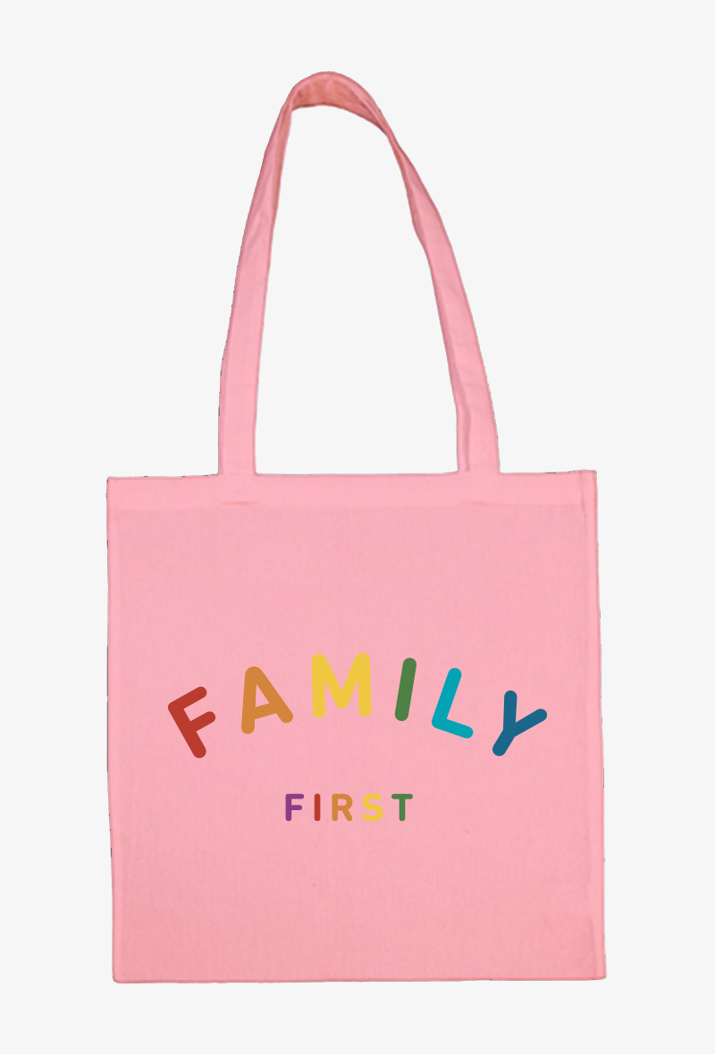 Grossiste Koloris - Tote Bag Rose Mode  - Family Firt
