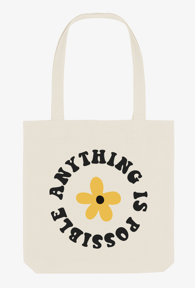 Wholesaler Koloris - Tote bag standard - Anything is possible