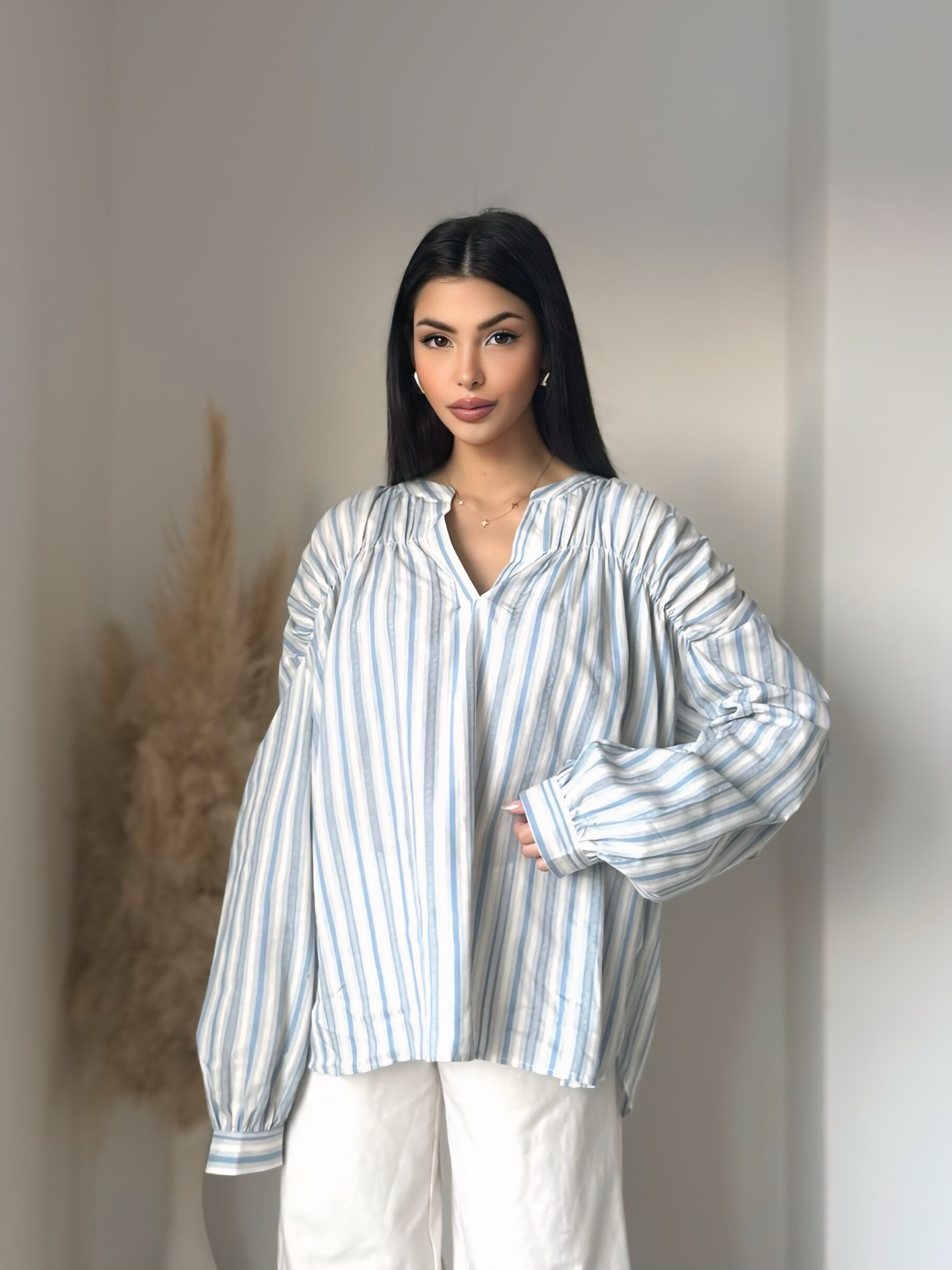Wholesaler Koolook - Linen effect shirt