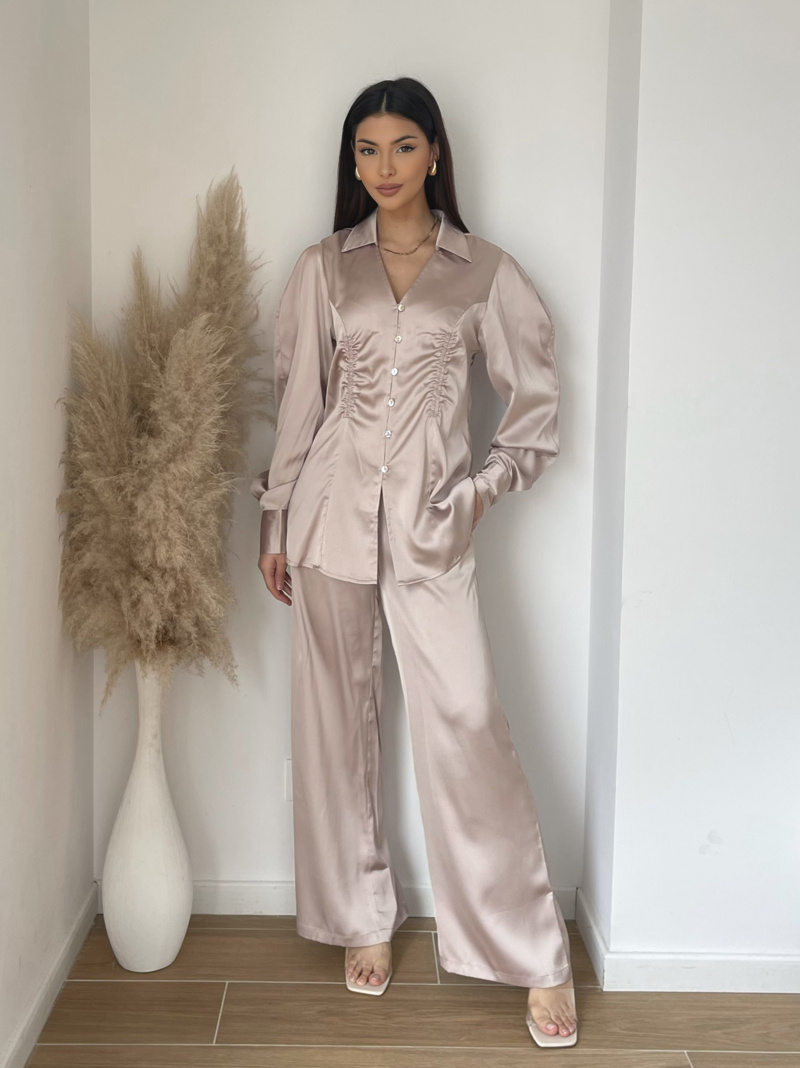 Mayorista Koolook - Conjunto top + pantalón raso