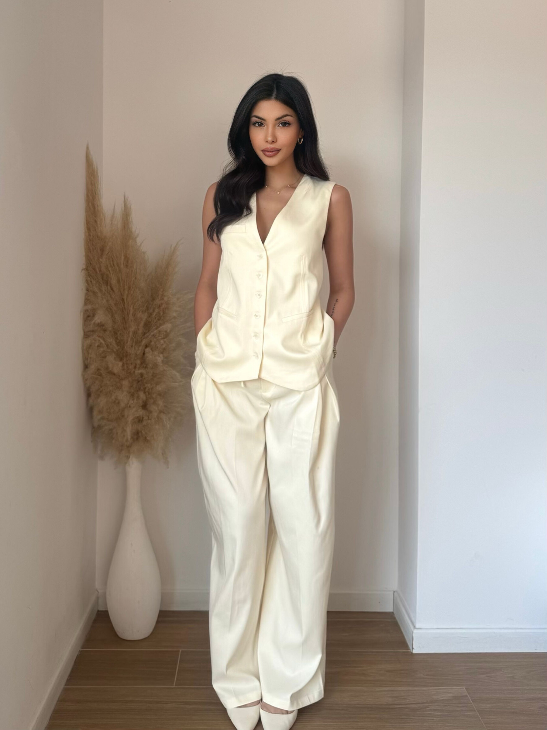 Grossiste Koolook - ENSEMBLE GILET AVEC PANTALON