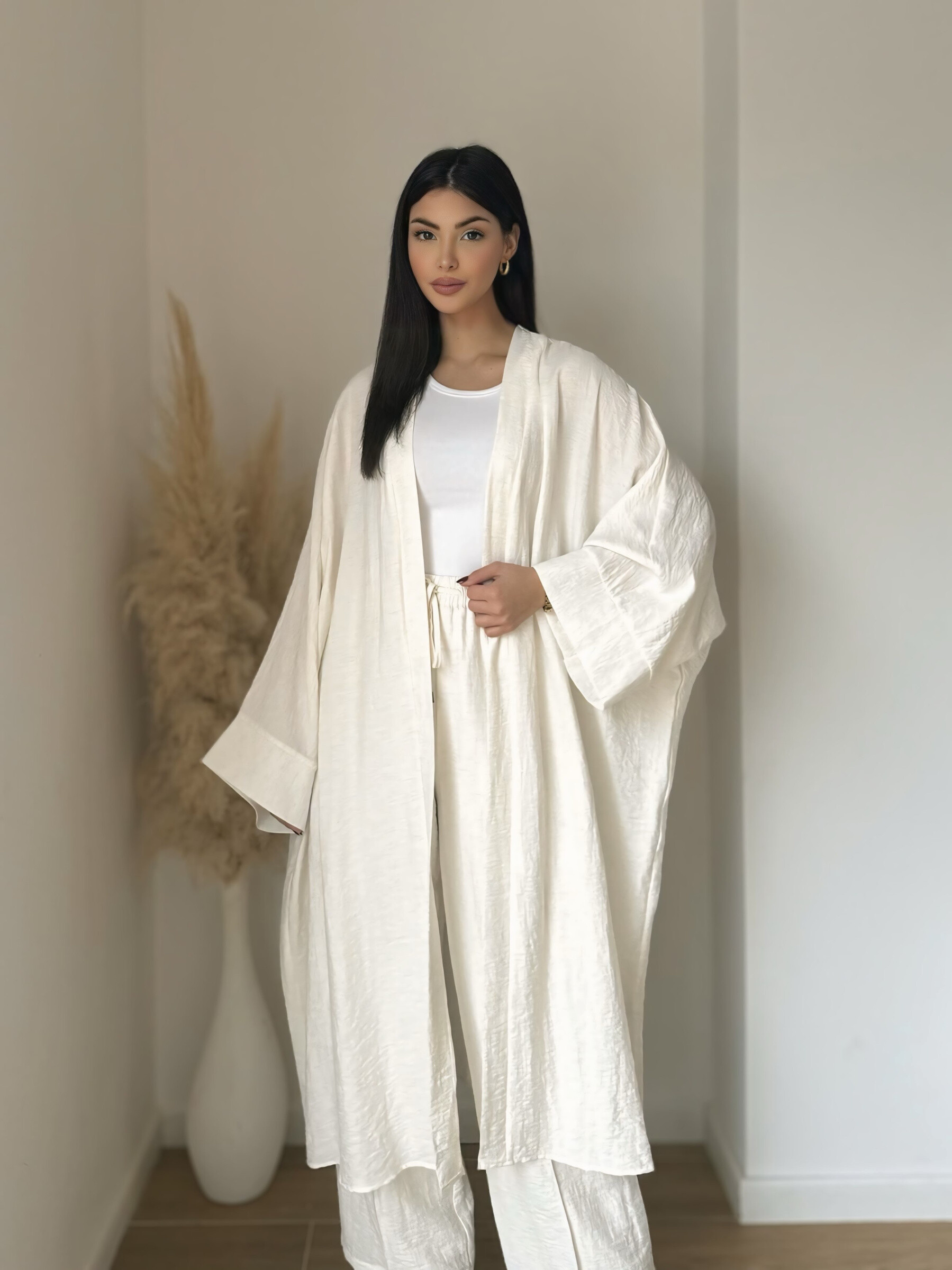 Großhändler Koolook - Kimono-Weste + Hosen-Set