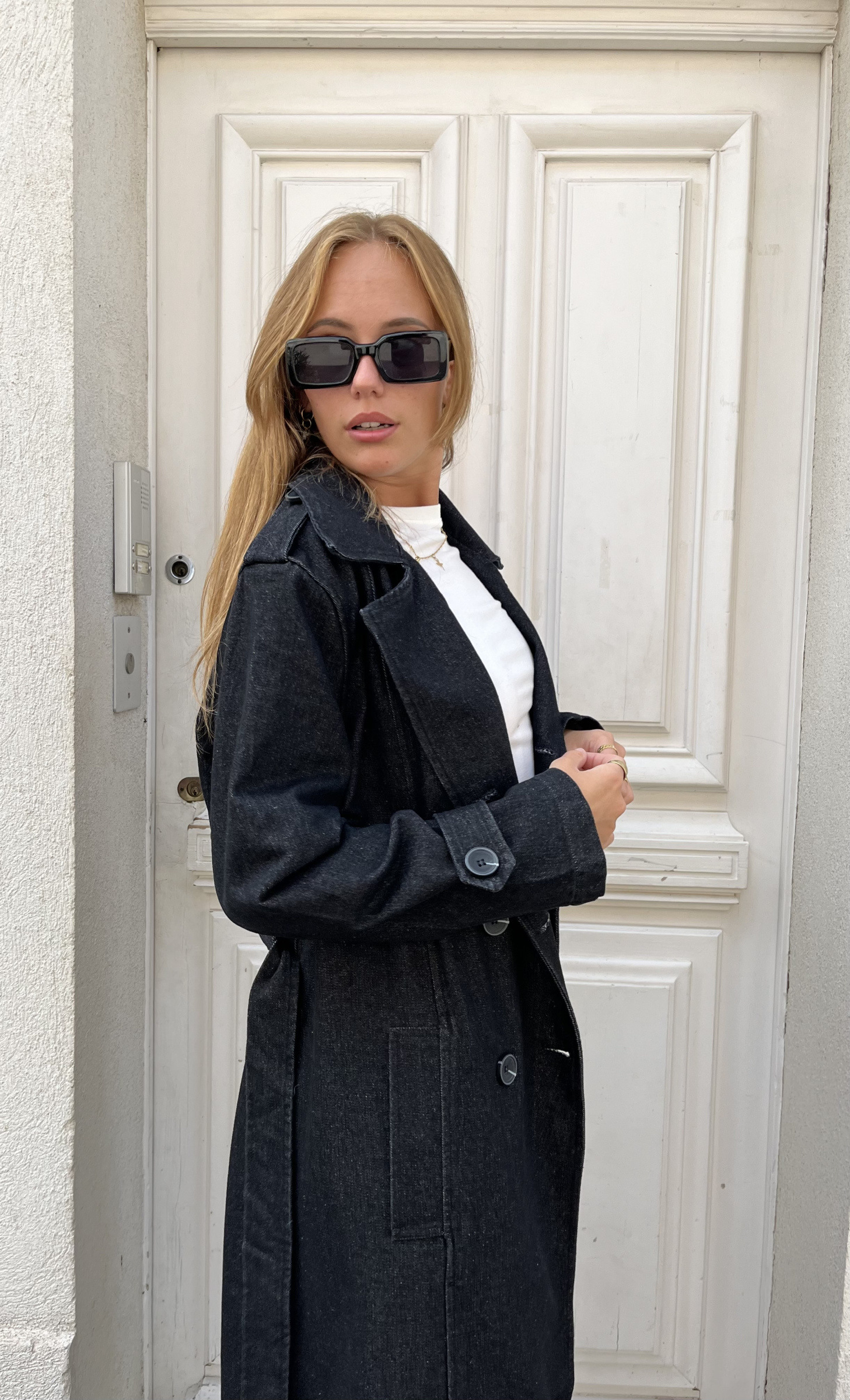 Wholesaler Koolook - Denim trench coat