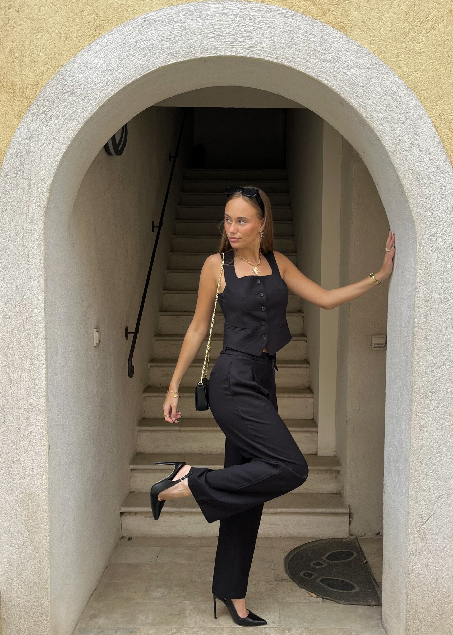 Grossiste Koolook - PANTALON EN TAILLE HAUTE
