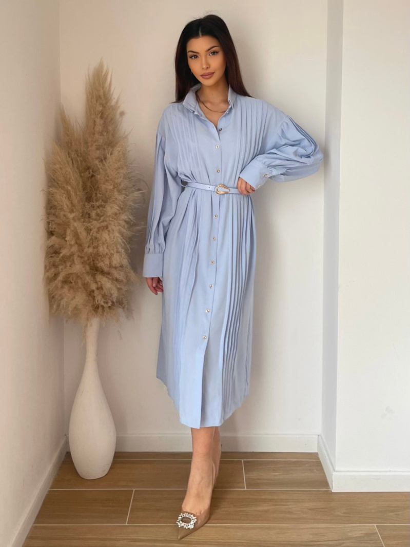 Wholesaler Koolook - Pleated shirt dress