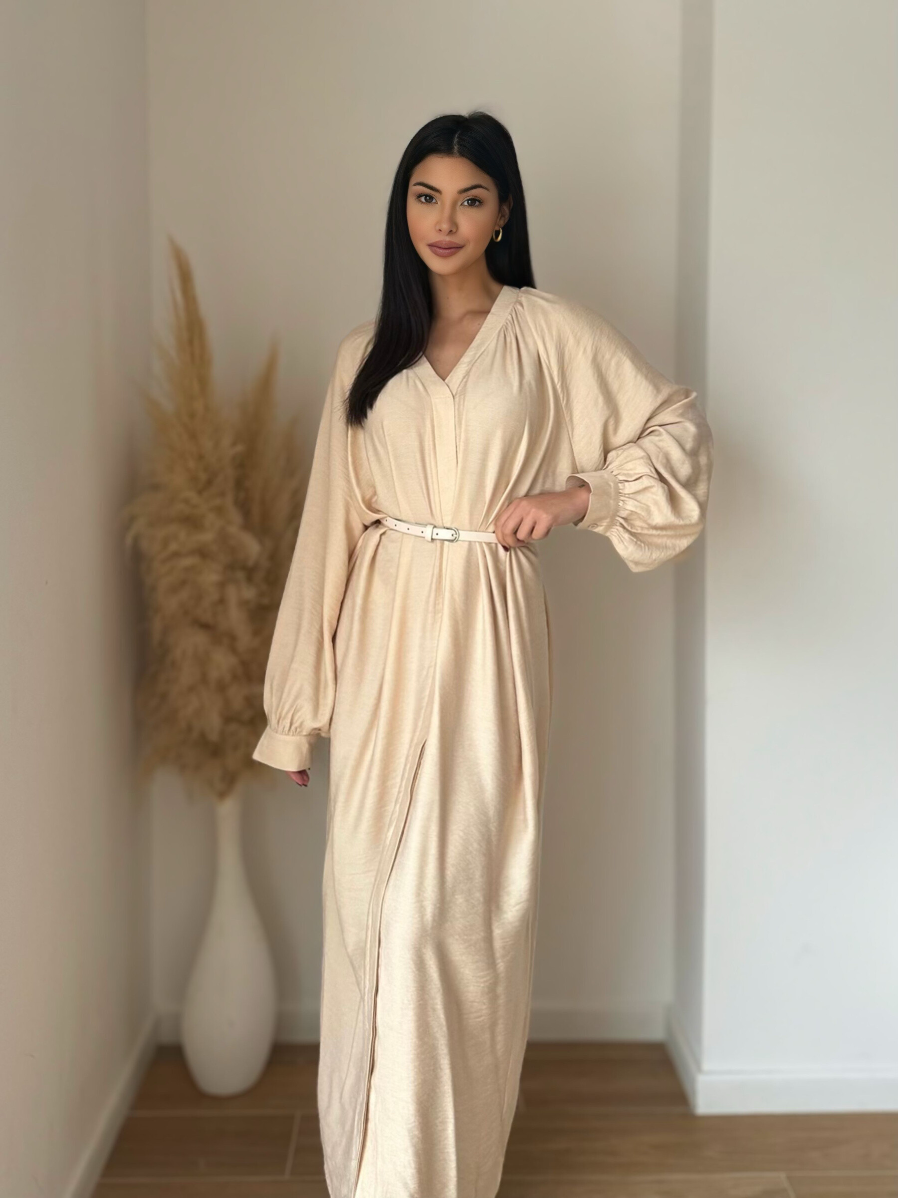 Wholesaler Koolook - LONG DRESS WITH BELT