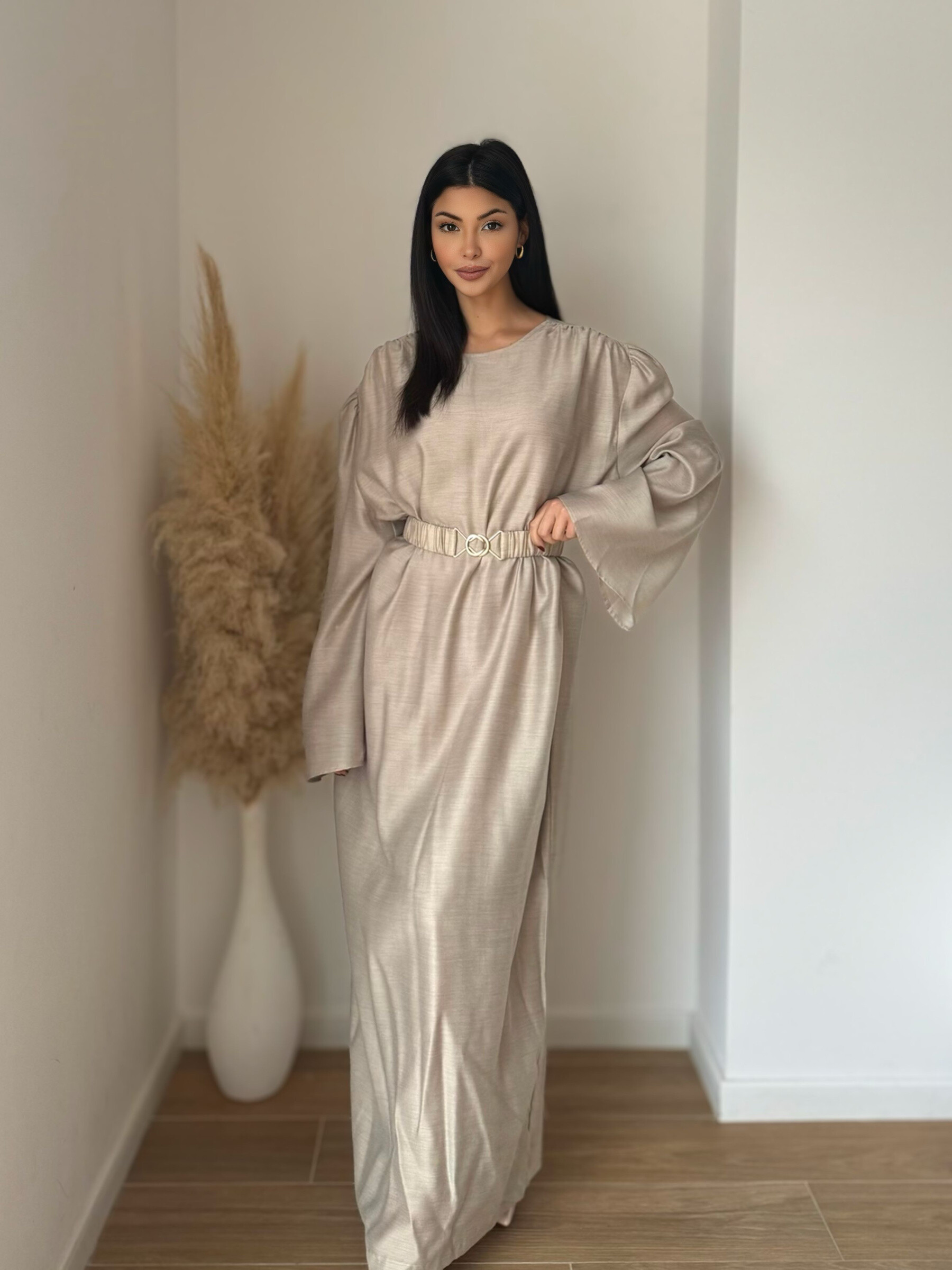 Wholesaler Koolook - LONG DRESS WITH BELT