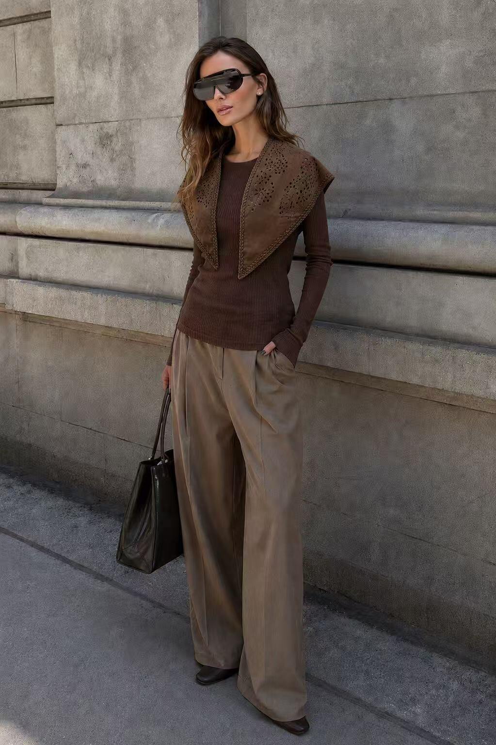 Wholesaler Kothè - Long women's vest with openwork details
