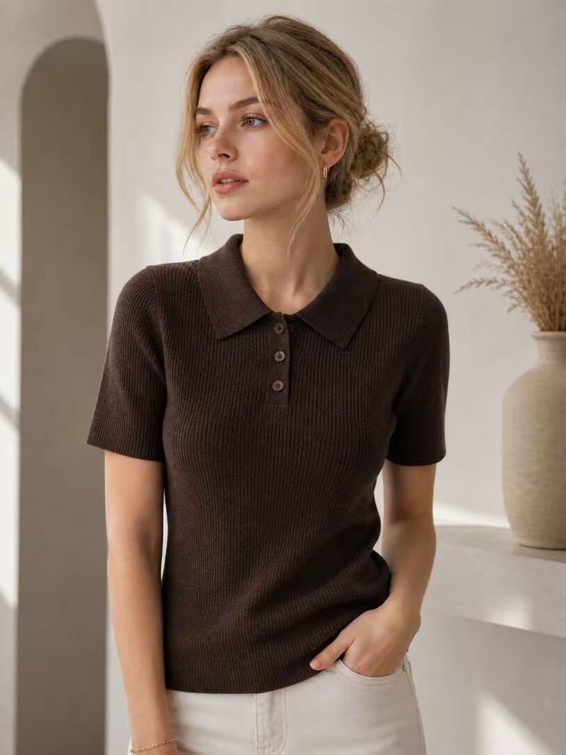Mayorista Kothè - Jersey de viscosa de media manga con lurex