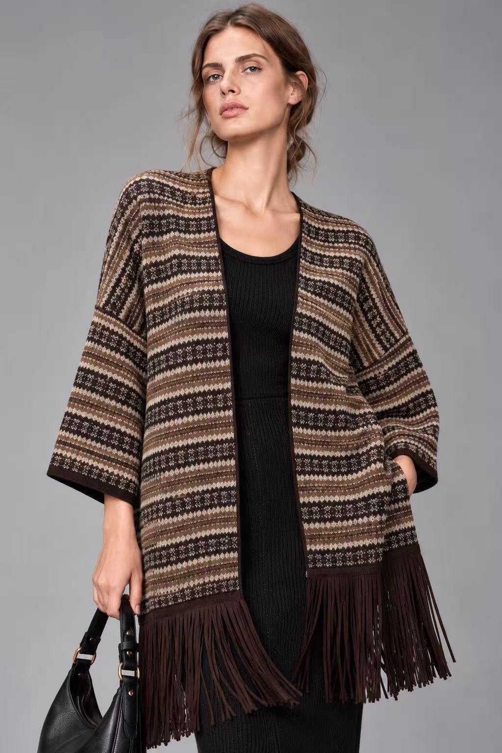 Mayorista Kothè - Cárdigan de mujer en viscosa con lana lurex.