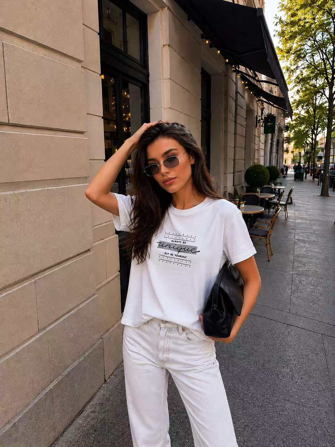Mayorista Kothè - Camiseta de mujer de algodón