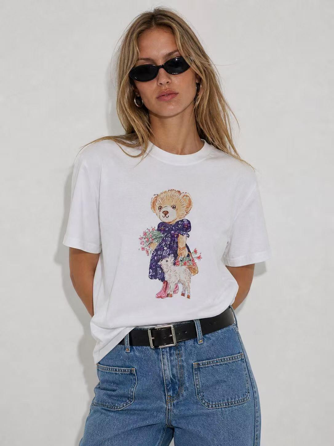 Mayorista Kothè - Camiseta de algodón para mujer