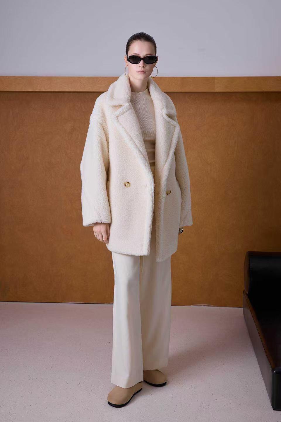 Grossiste Kothè - Veste femme en 64,1% laine et 35,9% poil de chameau
