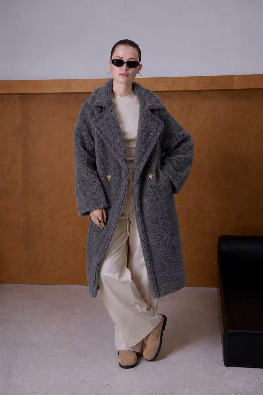 Grossiste Kothè - Veste femme en 64,1% laine et 35,9% poil de chameau