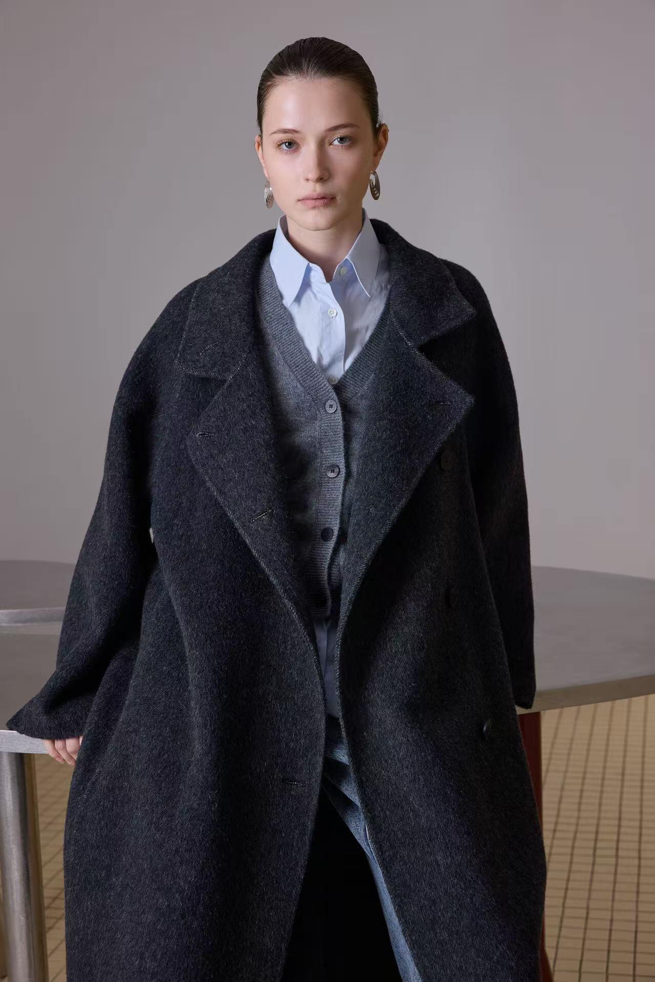 Wholesaler Kothè - Women's jacket in wool, silk, and angora