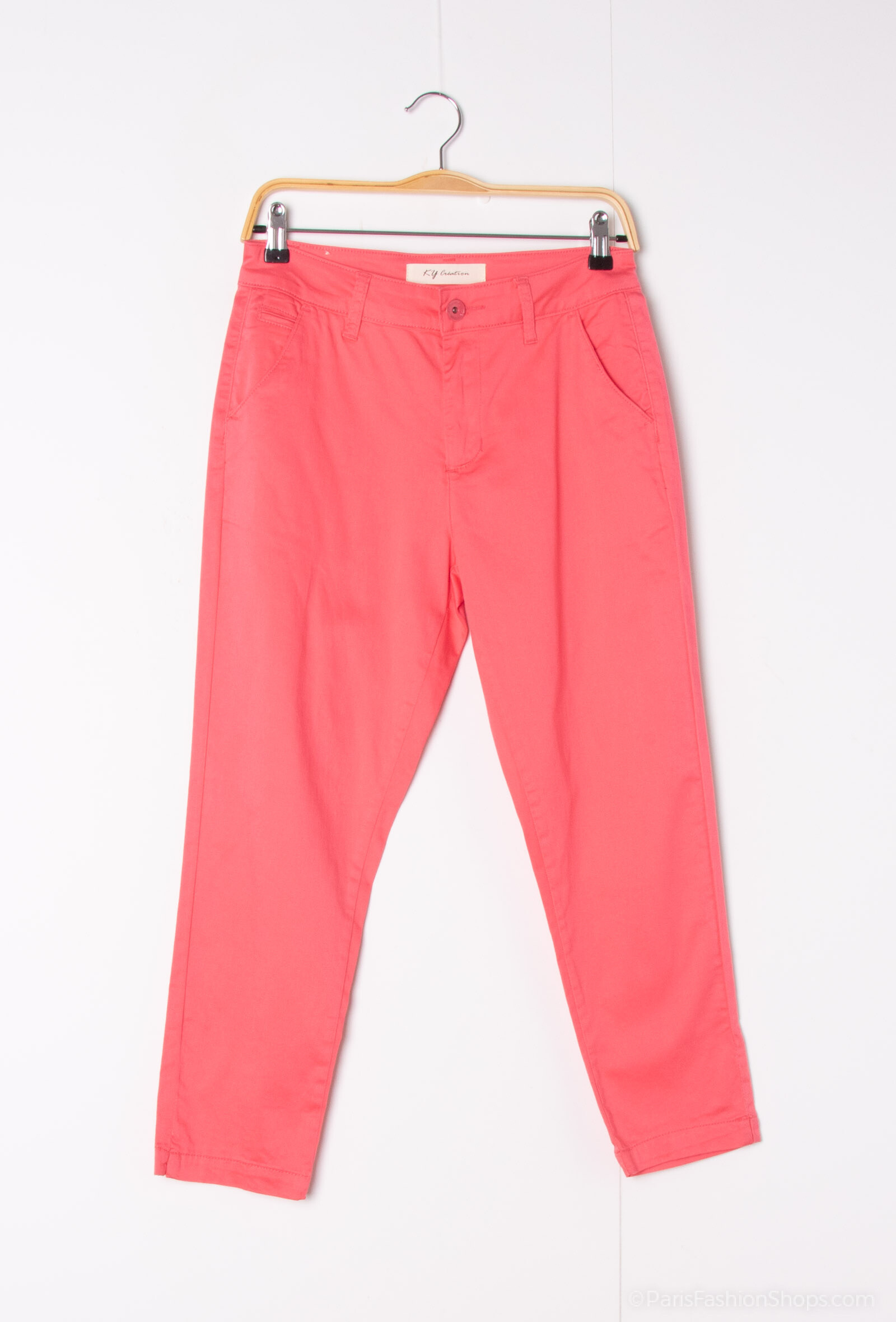 Großhändler KY CREATION DENIM - HOCHGESCHNITTENE CAPRIHOSE