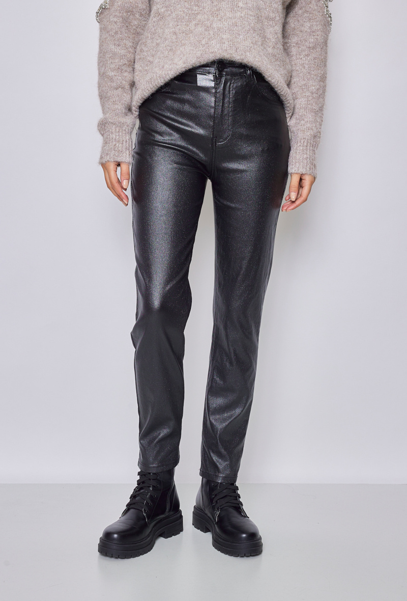 Wholesaler KY CREATION DENIM - Sequin slim pants