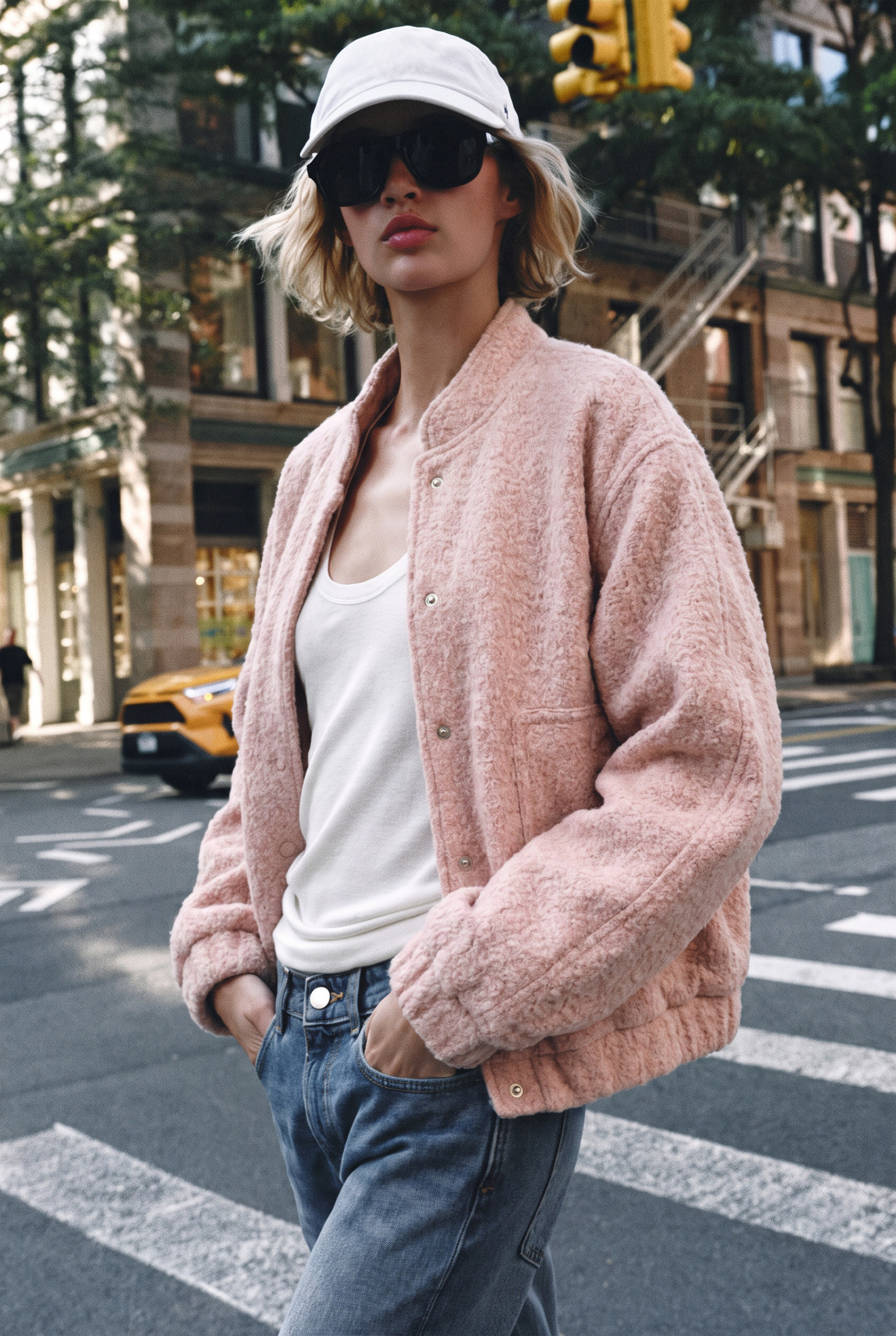 Großhändler KY CREATION II - Jacke in Walkoptik
