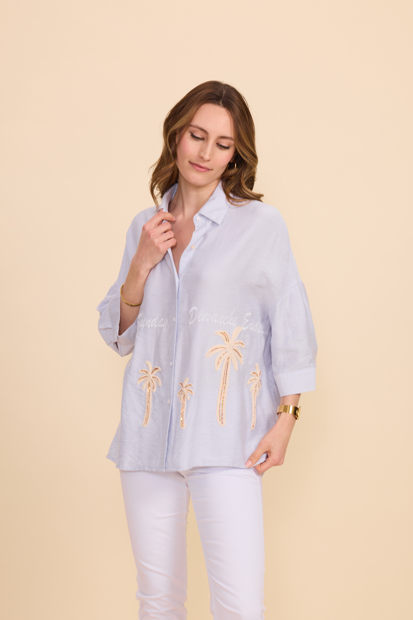 Wholesaler KY CREATION - Large sleeve shirt 3/4
