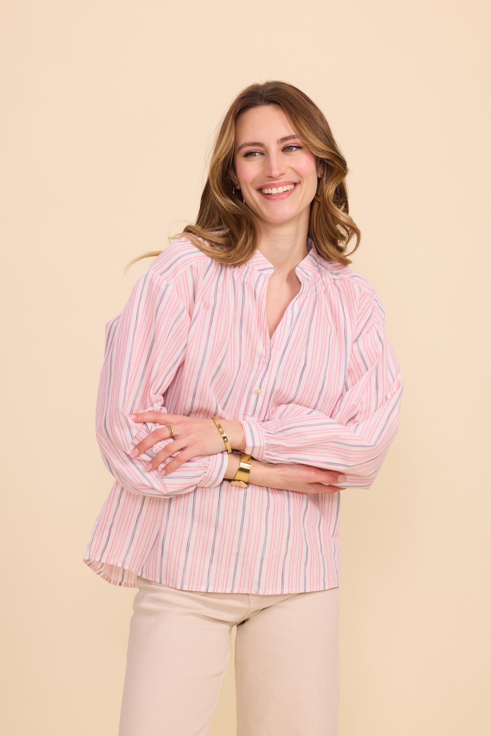 Wholesaler KY CREATION - Striking shirt, Tunisian collar