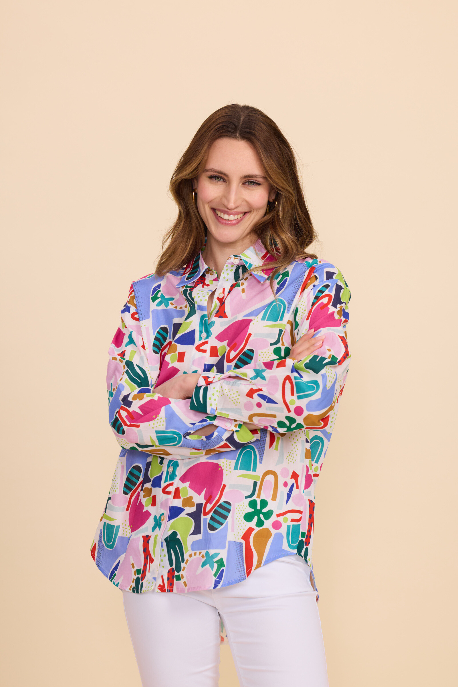 Wholesaler KY CREATION - Printed cotton shirt