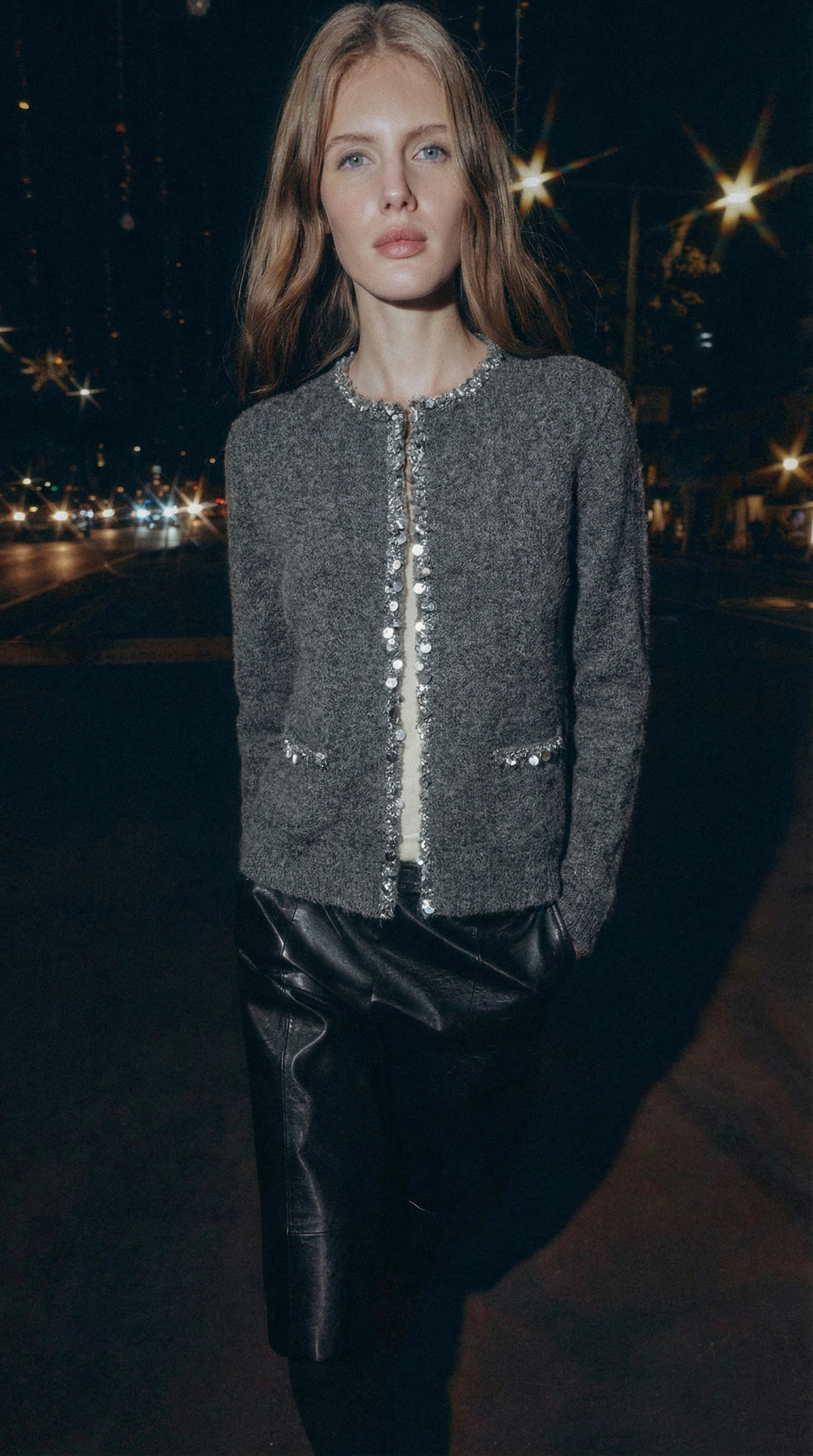 Wholesaler KY CREATION - Sequin cardigan