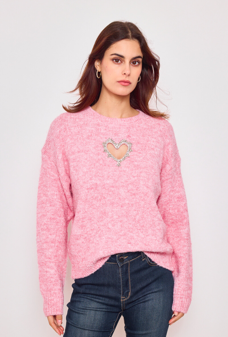 Wholesaler KY CREATION - Fancy heart sweater