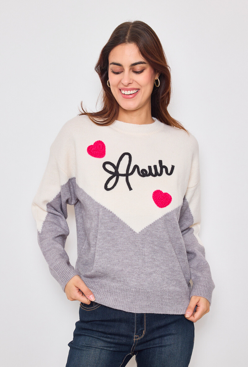 Wholesaler KY CREATION - Love sweater