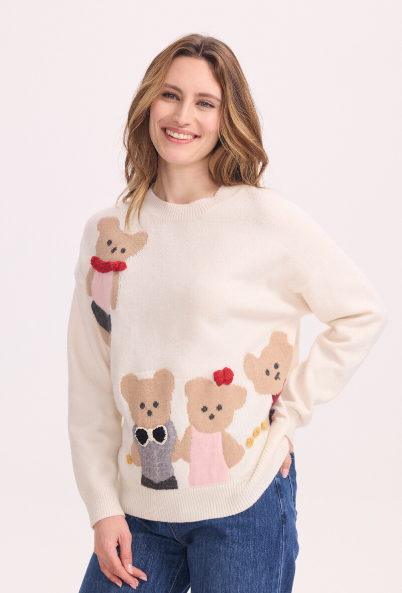 Wholesaler KY CREATION - Teddy Bear sweater