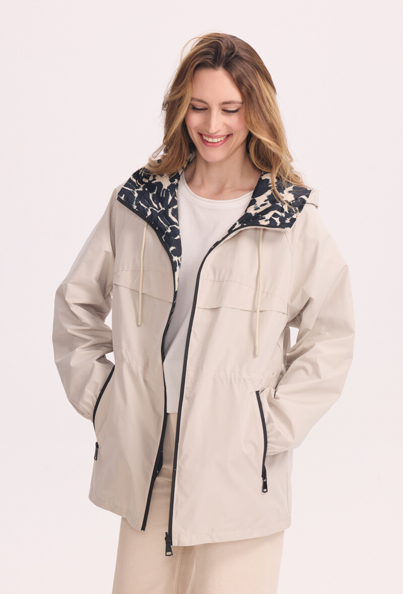 Wholesaler KY CREATION - Reversible long waterproof jacket