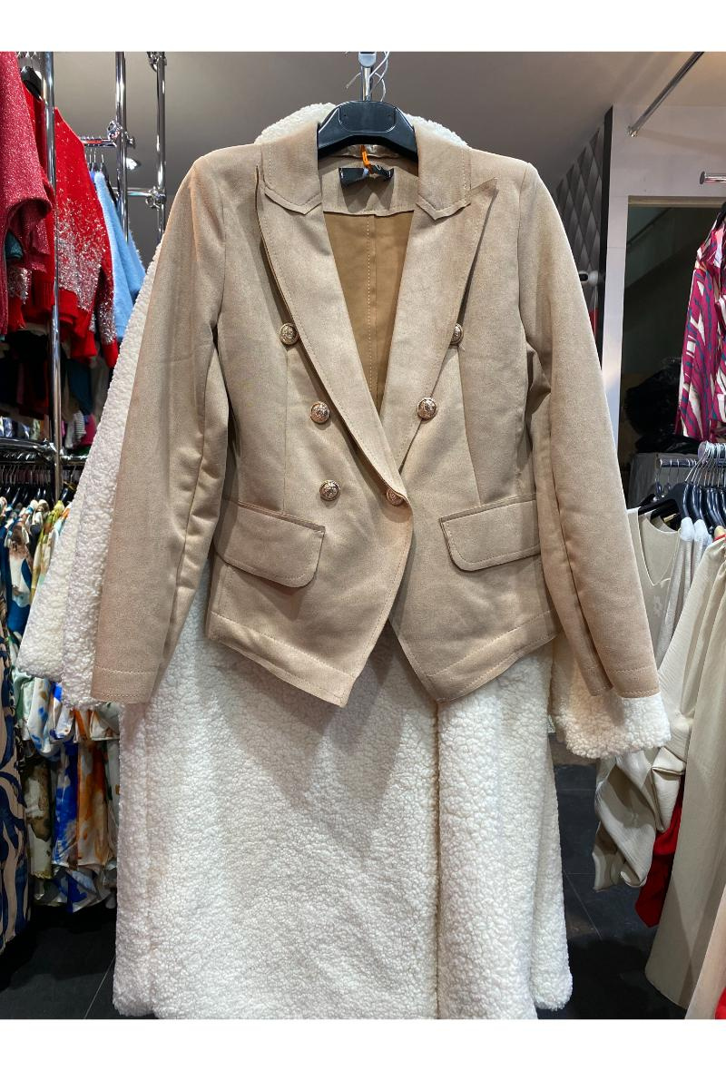 Wholesaler KZB - Suede effect jacket
