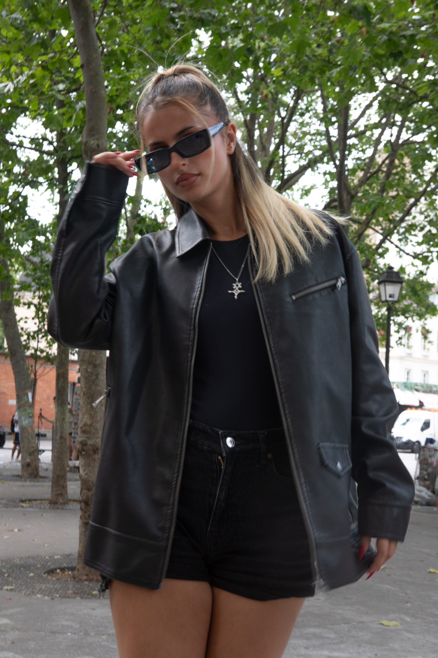 Wholesaler Kzell Paris - VINTAGE FAUX LEATHER JACKET