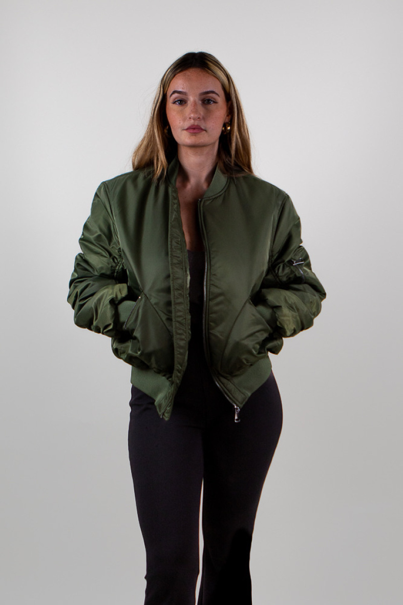 Wholesaler Kzell Paris - QUILTED OVERSIZE BOMBER (8712)