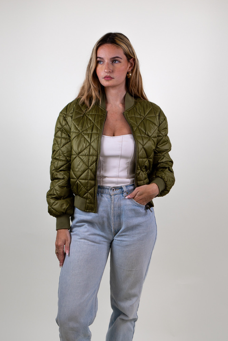 Grossiste K-ZELL Paris - BOMBER MATELASSÉ (8683)