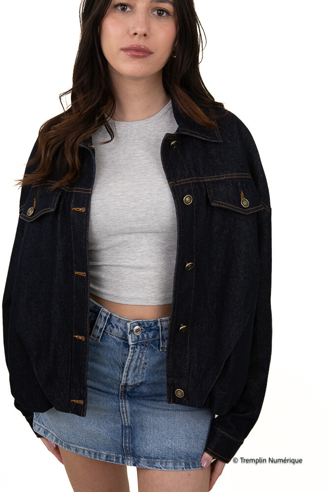 Wholesaler Kzell Paris - OVERSIZED DENIM JACKET