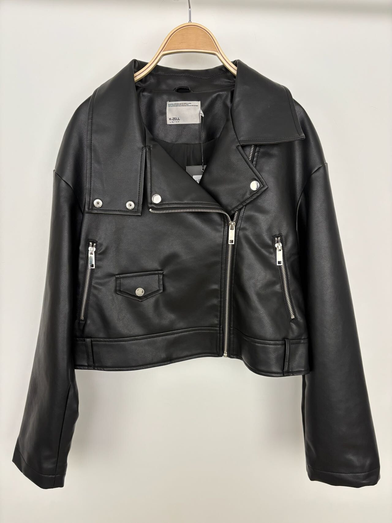 Wholesaler Kzell Paris - False leather perfecto jacket